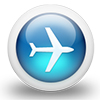 icon of airplane for travel